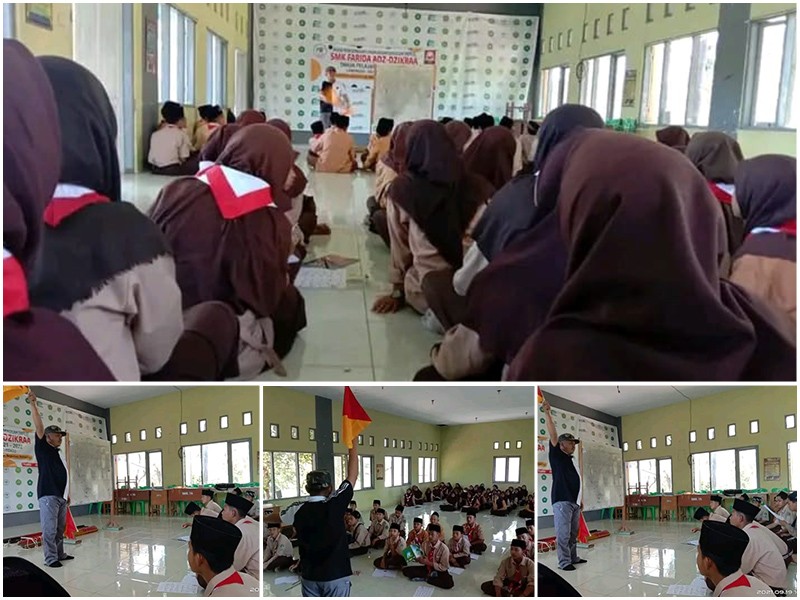 Pelatihan Pengenalan Dasar-dasar Semaphore Membawa Semangat Baru di SMP Islam FAZZA