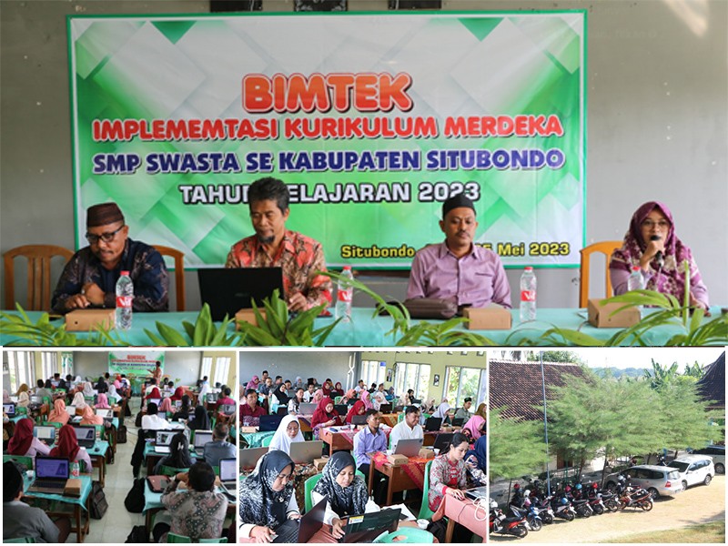 BIMTEK Implementasi Kurikulum Merdeka (IKM) Sukses Diselenggarakan oleh MKKS Swasta Kabupaten Situbondo di SMP Islam FAZZA