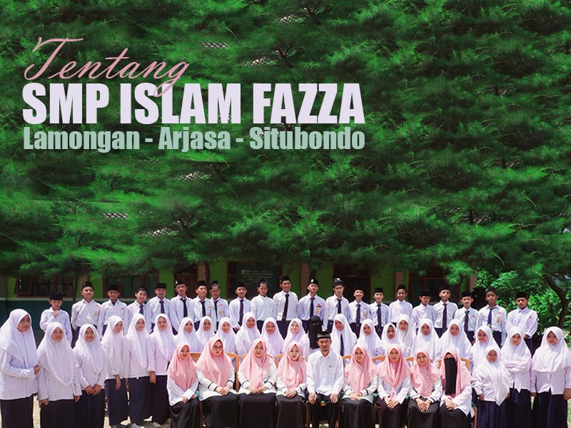 Tradisi Tahunan : Foto Bersama Siswa, Staff, Guru, dan Kepala Sekolah SMP Islam FAZZA untuk Dokumentasi Kalender 2024
