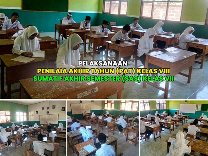 SMP Islam FAZZA Sukses dan Lancar Gelar PAT Kelas VIII dan SAS Kelas VII tahun pelajaran 2023-2024