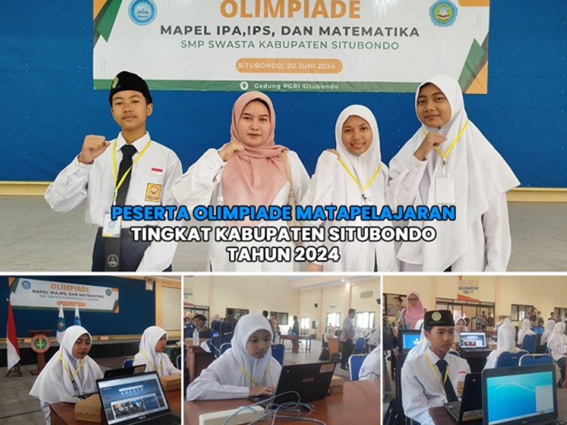 Semangat ! Tiga Siswa SMP Islam FAZZA Ikuti Olimpiade Mata Pelajaran 2024 Tingkat Kabupaten Situbondo