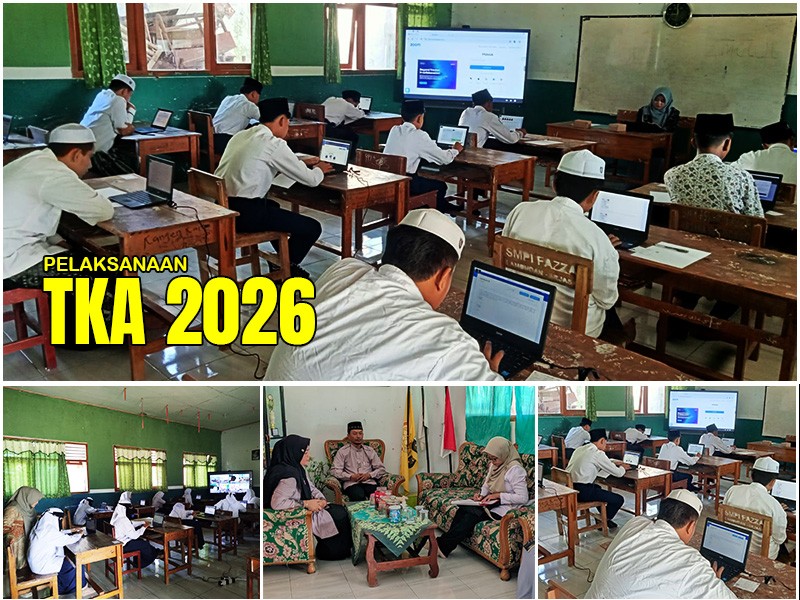 Pelaksanaan TKA di SMP Islam FAZZA Berjalan Lancar, Tertib, dan Kondusif