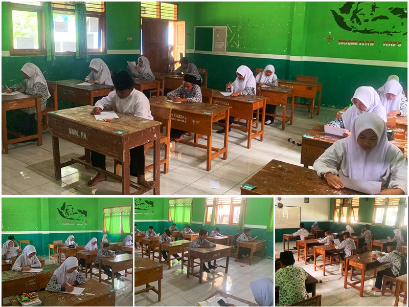 Pelaksanaan Asesmen Sumatif Akhir Tahun (ASAT) Kelas VII dan VIII SMP Islam FAZZA Tahun Pelajaran 2025/2026 Berjalan Lancar dan Tertib